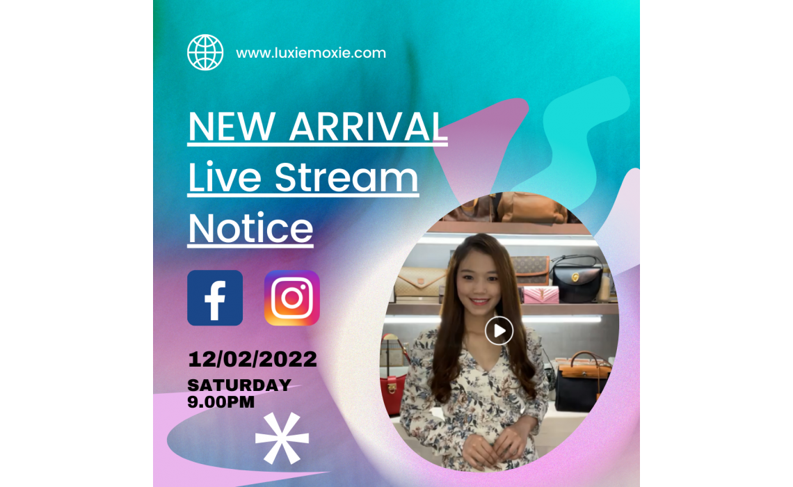 12/02/2022 New Arrival Live Stream Notice