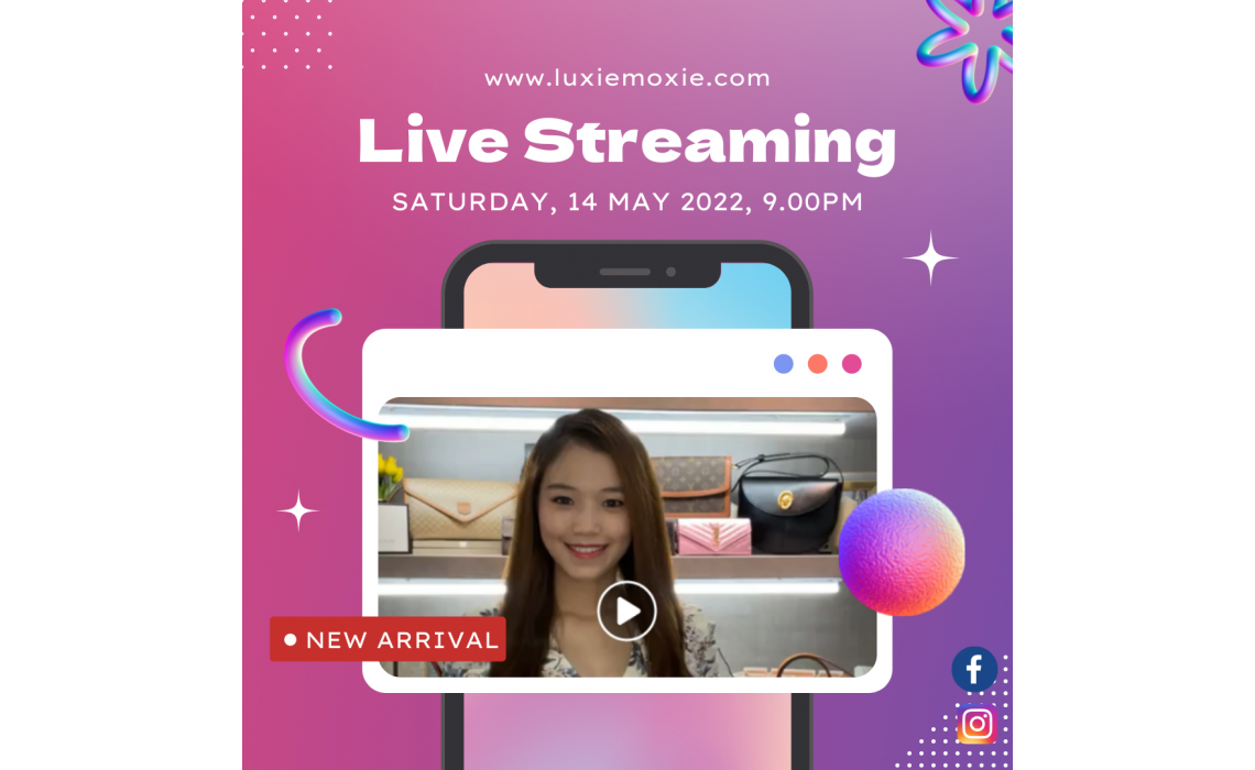 14/05/2022 New Arrival Live Stream Notice!