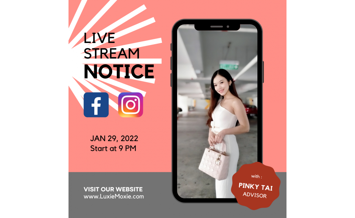 29/01/2022 New Arrival Live Stream Notice