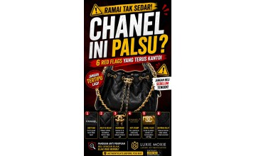 Cara Kenal Chanel Asli dan Palsu | Chanel Authentication Malaysia | Luxie Moxie