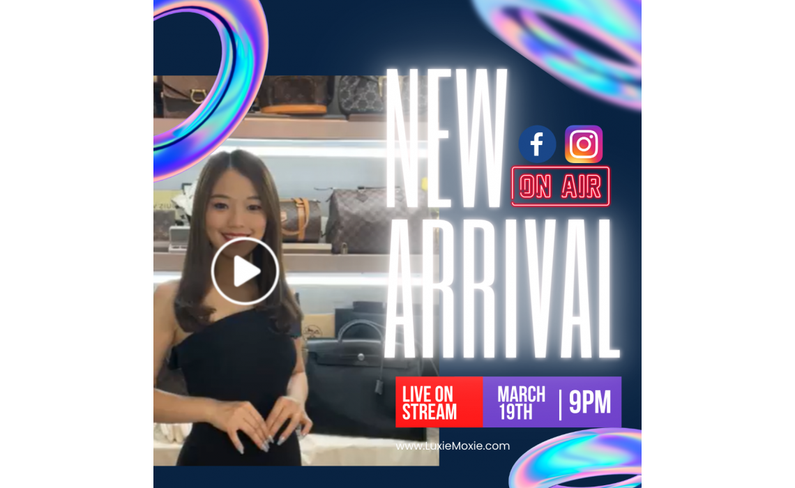 19/03/2022 New Arrival Live Stream Notice!