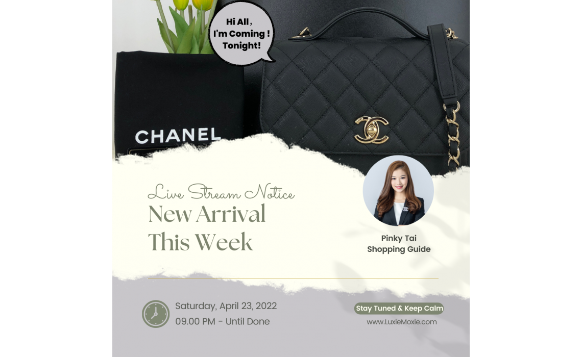 23/04/2022 New Arrival Live Stream Notice!