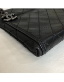 CHANEL Matrasse Black Calfskin Chain Shoulder/Crossbody Bag - RHW (20 Series - Year 2015)