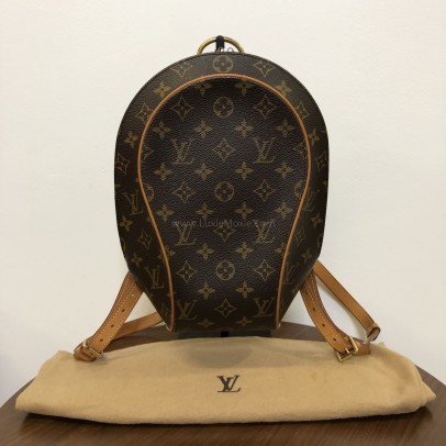 LOUIS VUITTON Monogram Ellipse Backpack Bag - GHW