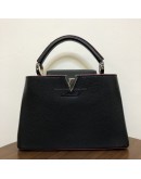 LOUIS VUITTON Capucines BB Taurillon Leather in Marine Rouge - SHW (Year 2016)