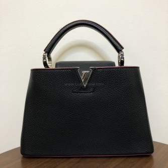 LOUIS VUITTON Capucines BB Taurillon Leather in Marine Rouge - SHW (Year 2016)