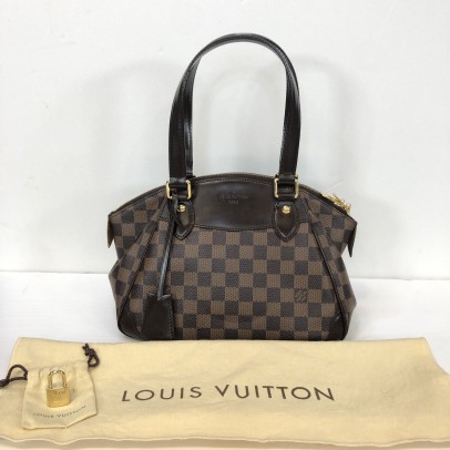 LOUIS VUITTON Damier Ebene Verona PM Shoulder Bag – GHW