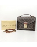 LOUIS VUITTON Monogram Vintage Monceau 28 Handbag with Shoulder Strap – GHW