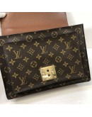 LOUIS VUITTON Monogram Vintage Monceau 28 Handbag with Shoulder Strap – GHW