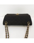 CHANEL Vintage Medium Classic Flap (CF) in Brown Lambskin & Jersey Canvas – GHW