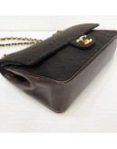 CHANEL Vintage Medium Classic Flap (CF) in Brown Lambskin & Jersey Canvas – GHW