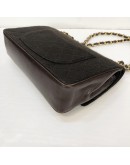 CHANEL Vintage Medium Classic Flap (CF) in Brown Lambskin & Jersey Canvas – GHW