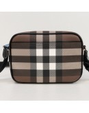 BURBERRY Paddy Giant Check in Dark Birch Brown Crossbody Bag - SHW