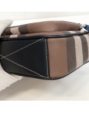 BURBERRY Paddy Giant Check in Dark Birch Brown Crossbody Bag - SHW