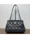 CHANEL Portobello Bowler Shoulder Bag in Black Aged Calfskin – RHW (18 Series – Year 2014)