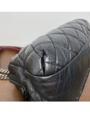 CHANEL Portobello Bowler Shoulder Bag in Black Aged Calfskin – RHW (18 Series – Year 2014)