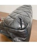 CHANEL Portobello Bowler Shoulder Bag in Black Aged Calfskin – RHW (18 Series – Year 2014)