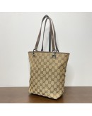 GUCCI GG Canvas in Dark Brown Leather Mini Tote Bag – RHW