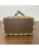 GUCCI GG Canvas in Dark Brown Leather Mini Tote Bag – RHW