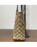 GUCCI GG Canvas in Dark Brown Leather Mini Tote Bag – RHW