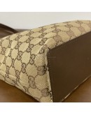 GUCCI GG Canvas in Dark Brown Leather Mini Tote Bag – RHW
