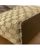 GUCCI GG Canvas in Dark Brown Leather Mini Tote Bag – RHW