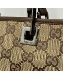 GUCCI GG Canvas in Dark Brown Leather Mini Tote Bag – RHW