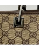 GUCCI GG Canvas in Dark Brown Leather Mini Tote Bag – RHW