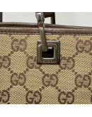 GUCCI GG Canvas in Dark Brown Leather Mini Tote Bag – RHW