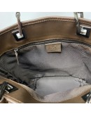 GUCCI GG Canvas in Dark Brown Leather Mini Tote Bag – RHW