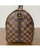 LOUIS VUITTON Damier Ebene Speedy Bandouliere 30 Handbag – GHW (Year 2017)