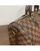 LOUIS VUITTON Damier Ebene Speedy Bandouliere 30 Handbag – GHW (Year 2017)