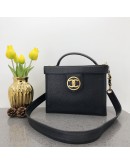 CHANEL Vintage Medium Vanity Case Handbag with Shoulder Strap - GHW