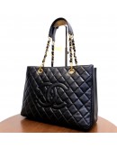 CHANEL Grand Shopping Tote (GST) in Black Caviar – GHW (19 Series – Year 2014)