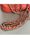 CHANEL CC Mini Drawstring Bucket Bag in Red Stitched Calfskin – GHW (28 Series – Year 2019)