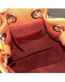 CHANEL CC Mini Drawstring Bucket Bag in Red Stitched Calfskin – GHW (28 Series – Year 2019)