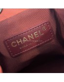 CHANEL CC Mini Drawstring Bucket Bag in Red Stitched Calfskin – GHW (28 Series – Year 2019)