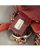 CHANEL CC Mini Drawstring Bucket Bag in Red Stitched Calfskin – GHW (28 Series – Year 2019)