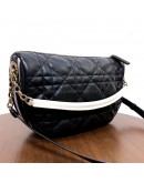 CHRISTIAN DIOR Medium Vibe Hobo Bag in Black/White Lambskin – GHW (Year 2022)