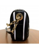 CHRISTIAN DIOR Medium Vibe Hobo Bag in Black/White Lambskin – GHW (Year 2022)