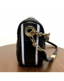 CHRISTIAN DIOR Medium Vibe Hobo Bag in Black/White Lambskin – GHW (Year 2022)