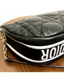 CHRISTIAN DIOR Medium Vibe Hobo Bag in Black/White Lambskin – GHW (Year 2022)