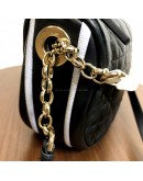 CHRISTIAN DIOR Medium Vibe Hobo Bag in Black/White Lambskin – GHW (Year 2022)