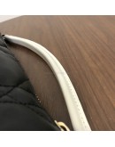 CHRISTIAN DIOR Medium Vibe Hobo Bag in Black/White Lambskin – GHW (Year 2022)