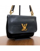 LOUIS VUITTON Lockme Chain Shoulder Bag in Black Calfskin – GHW (Year 2020)