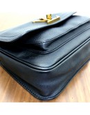 LOUIS VUITTON Lockme Chain Shoulder Bag in Black Calfskin – GHW (Year 2020)