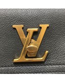 LOUIS VUITTON Lockme Chain Shoulder Bag in Black Calfskin – GHW (Year 2020)