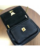 LOUIS VUITTON Lockme Chain Shoulder Bag in Black Calfskin – GHW (Year 2020)