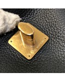 LOUIS VUITTON Lockme Chain Shoulder Bag in Black Calfskin – GHW (Year 2020)