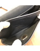 LOUIS VUITTON Lockme Chain Shoulder Bag in Black Calfskin – GHW (Year 2020)